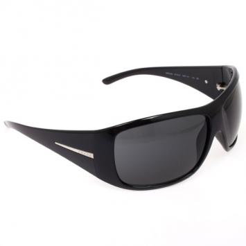 Pre Owned Prada Black SPR 20H Womens Sunglasses