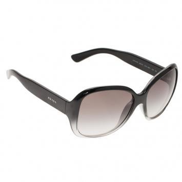 Pre Owned Prada Black Oversized Square Sunglasses