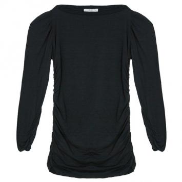 Pre Owned Prada Black Long Sleeve Top XS