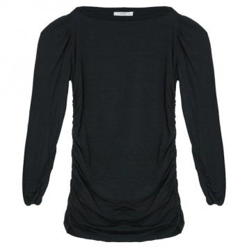 Pre Owned Prada Black Long Sleeve Top XS