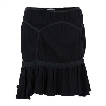 Pre Owned Prada Ruched Fit Flare Skirt S