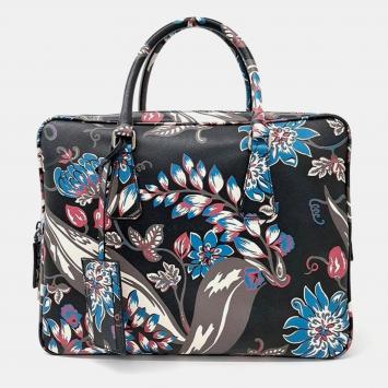 Pre Owned Prada Saffiano Briefcase