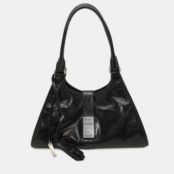Pre Owned Prada Handbag Hobo Bag Medium Black