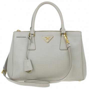 Pre Owned Prada Saffiano Top Handle Lux Tote