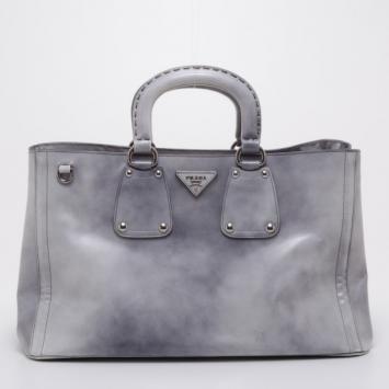 Pre Owned Prada Spazzolato Tote