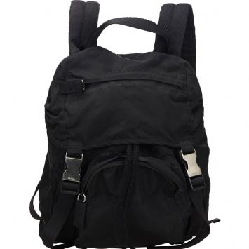 Pre Owned Prada Black Nylon Backpack