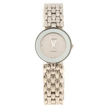 Pre Owned Rado Silver Stainless Steel Florence Women's Wristwatch 23 mm