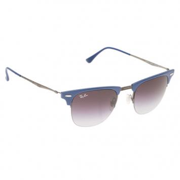 Pre Owned Rayban Blue 8056 Clubmaster Light Ray Sunglasses
