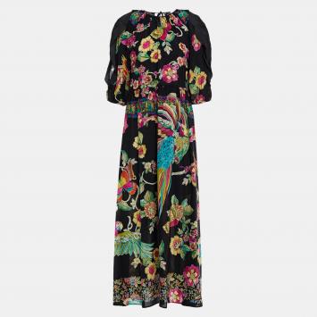 Pre Owned Red Valentino Silk Midi Dress 42