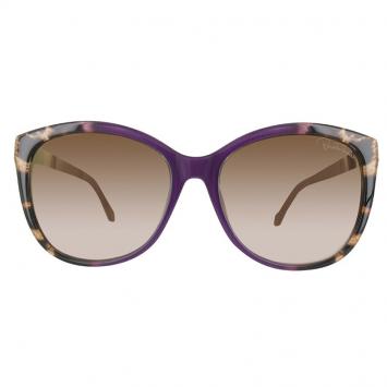 Pre Owned Roberto Cavalli Black/Gradient Brown RC872SF Wayfarer Sunglasses