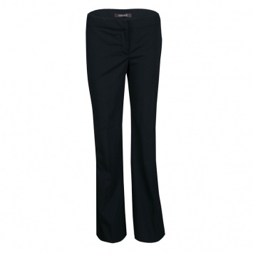 مملوكة مسبقًا Roberto Cavalli Black Wool Flared Bottom Tailored Pants M
