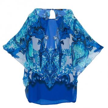 Pre Owned Roberto Cavalli Double Layer Top L