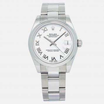 Rolex DateJust 178240 Automatic White Stainless Steel Women's Wristwatch 31mm