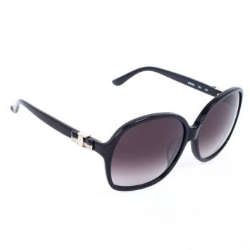 Pre Owned Salvatore Ferragamo Black 646S Oversized Womens Sunglasses