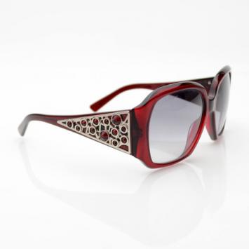 Pre Owned Salvatore Ferragamo 2168-B Burgundy Sunglasses