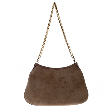 مملوكة مسبقًا Salvatore Ferragamo Beige Nubuck Leather Shoulder Bag