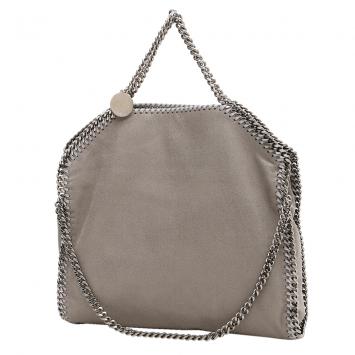Pre Owned Stella McCartney Grey Leather Falabella Tote Bag