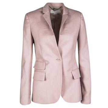 Pre Owned Stella McCartney Dull Pink Tailored Wool Blazer S