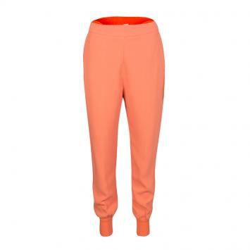 Pre Owned Stella McCartney Orange Julia Stretch Cady Jogger Pants S
