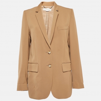 Pre Owned Stella McCartney Brown Wool Single Breasted Blazer M