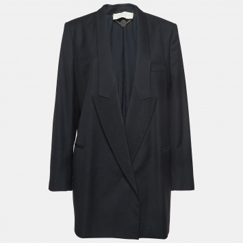 Pre Owned Stella McCartney Black Wool Single Breasted Blazer M