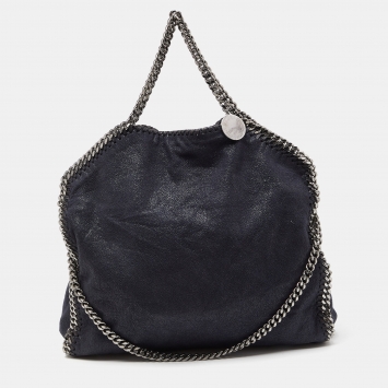 Pre Owned Stella McCartney Blue Faux Suede Falabella Fover Tote