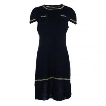 Pre Owned Temperley London Mini Dominica Chain Detail Dress XL