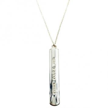 Pre Owned Tiffany & Co. 1837™ Bar Pendant 20'' Silver Chain