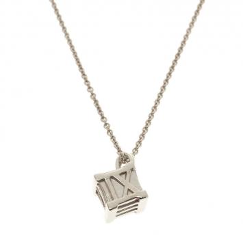 Pre Owned Tiffany & Co. Atlas Silver Pendant Necklace