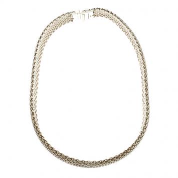 Pre Owned Tiffany & Co. Somerset Mesh Silver Choker Necklace