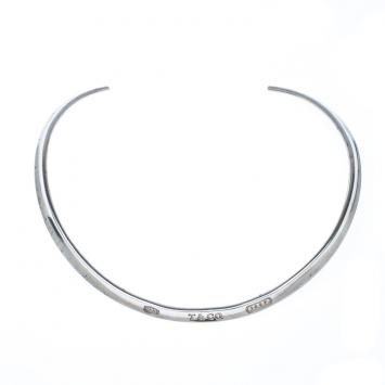 Pre Owned Tiffany & Co. 1837 Silver Stiff Collar Necklace