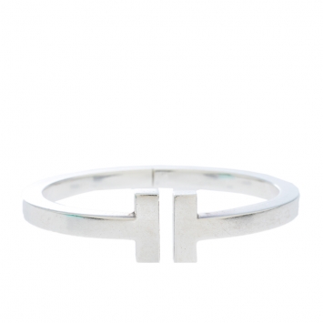 Pre Owned Tiffany & Co. Tiffany T Square Silver Bracelet