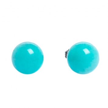 مملوكة مسبقًا Tiffany & Co. Amazonite Silver Stud Earrings