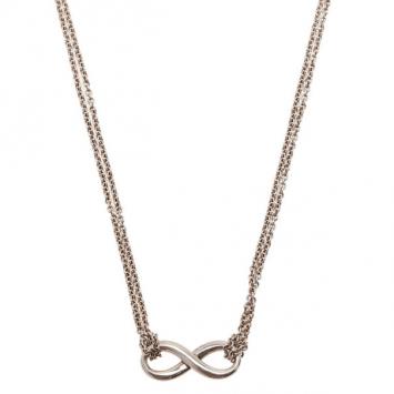 Pre Owned Tiffany & Co. Infinity Silver Necklace