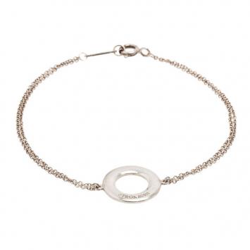 Pre Owned Tiffany & Co. 1837 Circle Bracelet 17CM