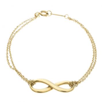 Pre Owned Tiffany & Co. Infinity 18k Gold Bracelet