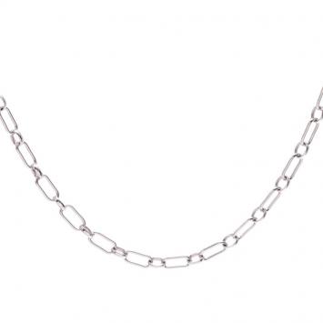Pre Owned Tiffany & Co. 18K White Gold Chain Necklace 