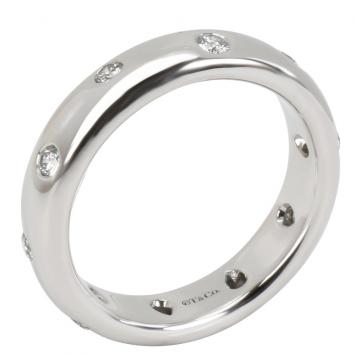 Pre Owned Tiffany & Co. Etiole 0.20 CTW Diamond Platinum Band Ring Size 48