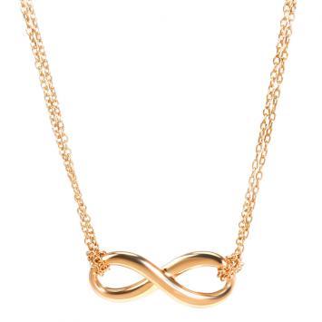 Pre Owned Tiffany & Co. Infinity 18K Rose Gold Pendant Necklace