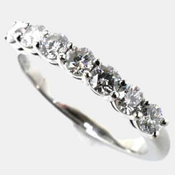 Pre Owned Tiffany & Co. Platinum and Diamond Forever Band Ring EU 51