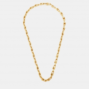 Pre Owned Tiffany & Co. HardWear Medium Link 18k Yellow Gold  Necklace