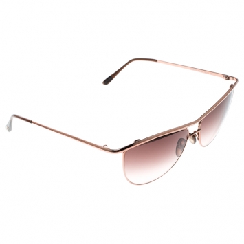 Pre Owned Tom Ford Bronze/Brown TF182 Helene Cat Eye Sunglasses