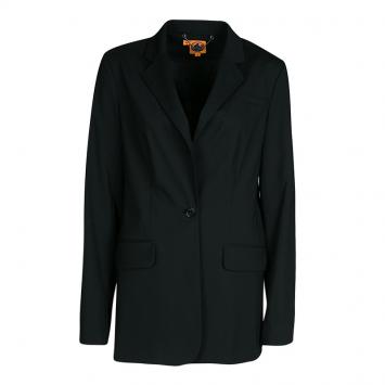 Pre Owned Tory Burch Wool Notched Collar Tailored Blazer S