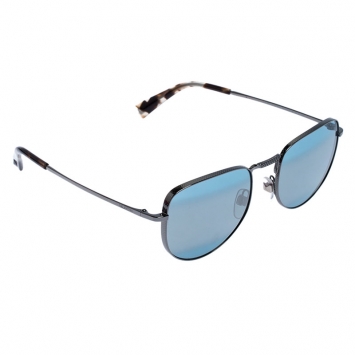 Pre Owned Valentino Silver Mirror VA 2012 Sunglasses 
