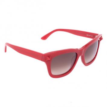 Pre Owned Valentino Red Stud 681S Womens Sunglasses