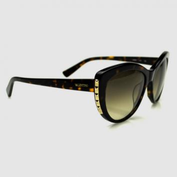 Pre Owned Valentino Dark Havana V648S Womens Sunglasses