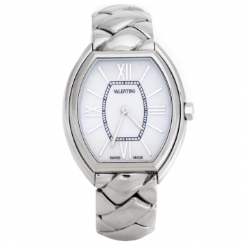 Pre Owned Valentino Mother of Pearl Stainless Steel Liaison V48 Women's Wristwatch 32 mm