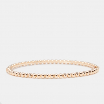 Pre Owned Van Cleef & Arpels Perlee Pearls 18K Rose Gold Bracelet L