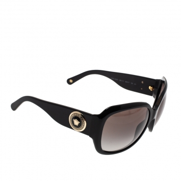 Pre Owned Versace Black Gradient MOD.4243 Oversized Sunglasses