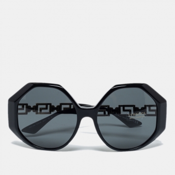 Pre Owned Versace Black MOD 4395 Gradient Sunglasses